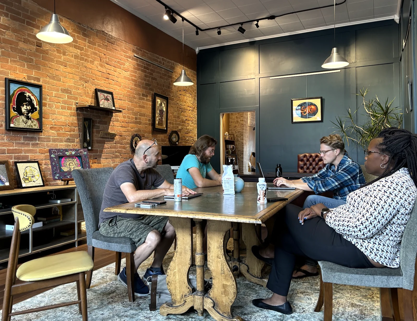 Sylvania Arts meeting in the Spacesicle community workspace